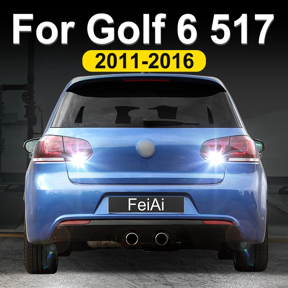 

For Volkswagen VW Golf 6 MK6 517 LED Reverse Lights Reversing Backup Light Bulb Golf 6 Accessories 2011 2012 2013 2014 2015 2016