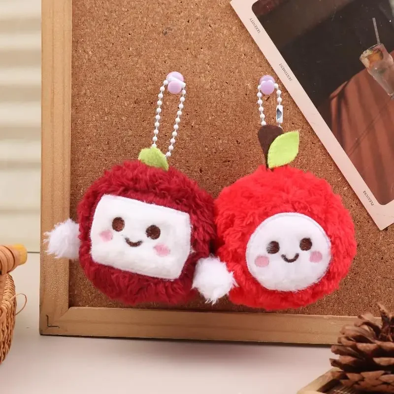 

Личи плюшевая игрушка брелок мультфильм Янмей мягкая кукла кулон автомобильный брелок для ключей рюкзак сумка Декор подарок ребенку