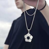 Anime Blue Lock Football Pendant Necklace Men Women Kpop Collar Collares Choker Jewelry Korean Fashion Chain Gifts
