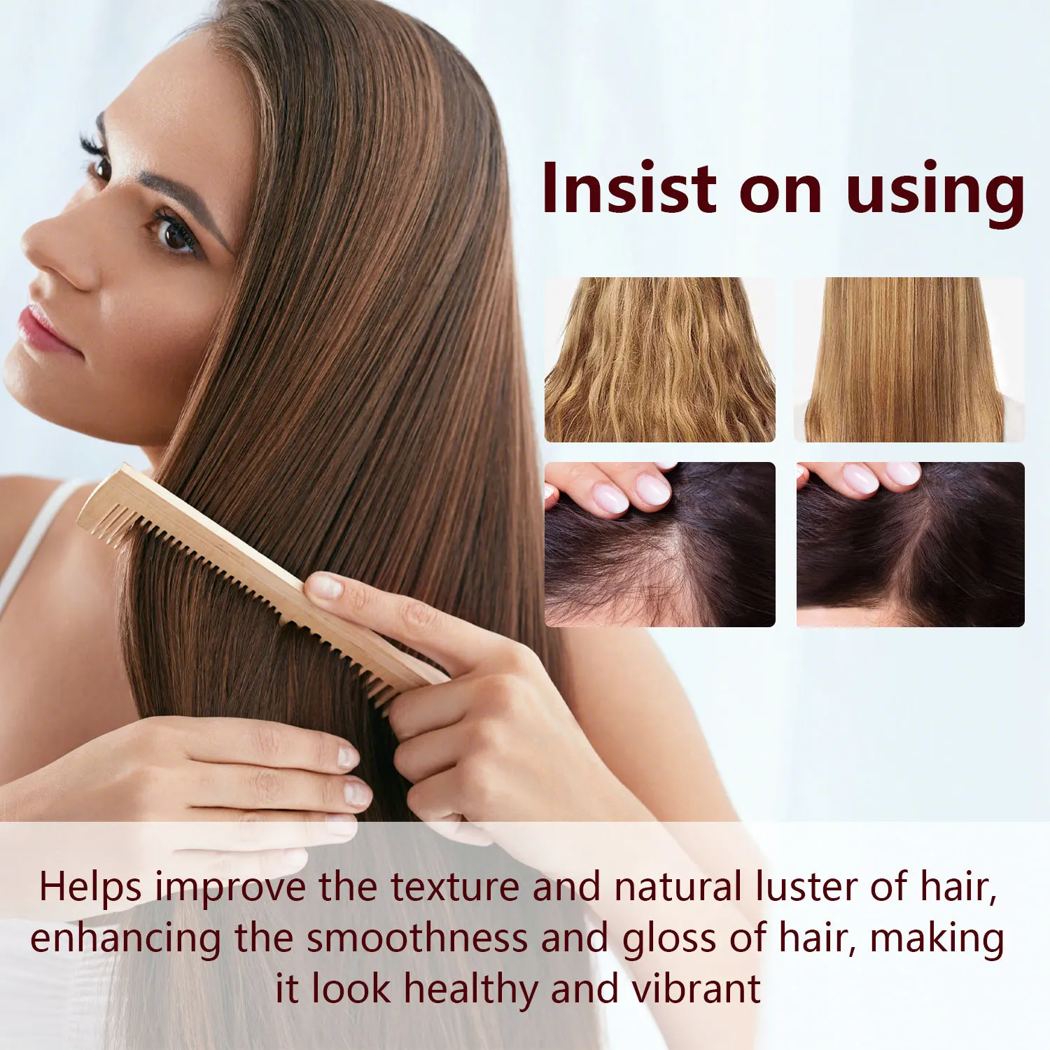 Batana Oil Shampoo With Rosemary Extract Repair Damaged Hair Nourish Scalp Improve Frizzy Split Ends Hair Care Shampoo 4