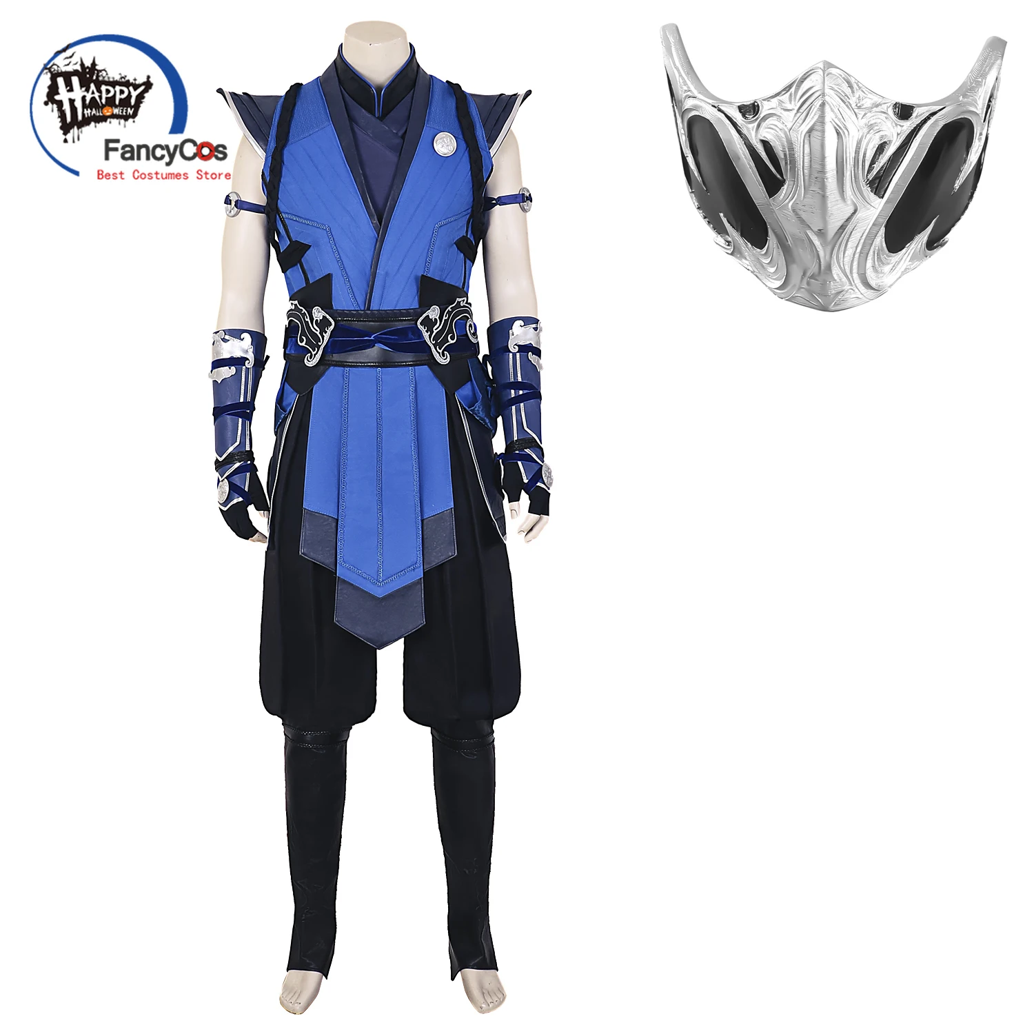 

IN STOCK Sub Zero Mortal Kombat 1 Cosplay Bi Han Costume MK 1 Sub-Zero Cosplay Halloween Costume Customized Carnival