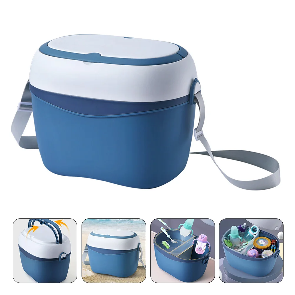 1 قطعة علبة زجاجات الطفل عالية الجودة PP صندوق تخزين لوازم الطفل الحاويات المحمولة المنظم للسفر حامل زجاجة الحليب