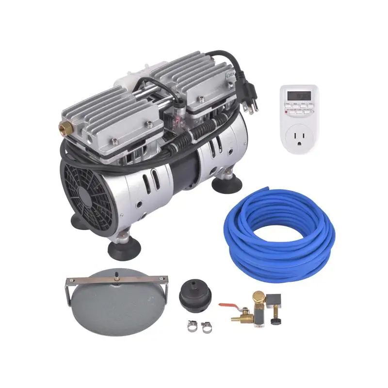 

Metal Plastic Pond Aerator Aeration System 110V 5.2 CFM 3/4 HP 550W, Efficient Pond Aeration Device for Lakes and Ponds, Quiet