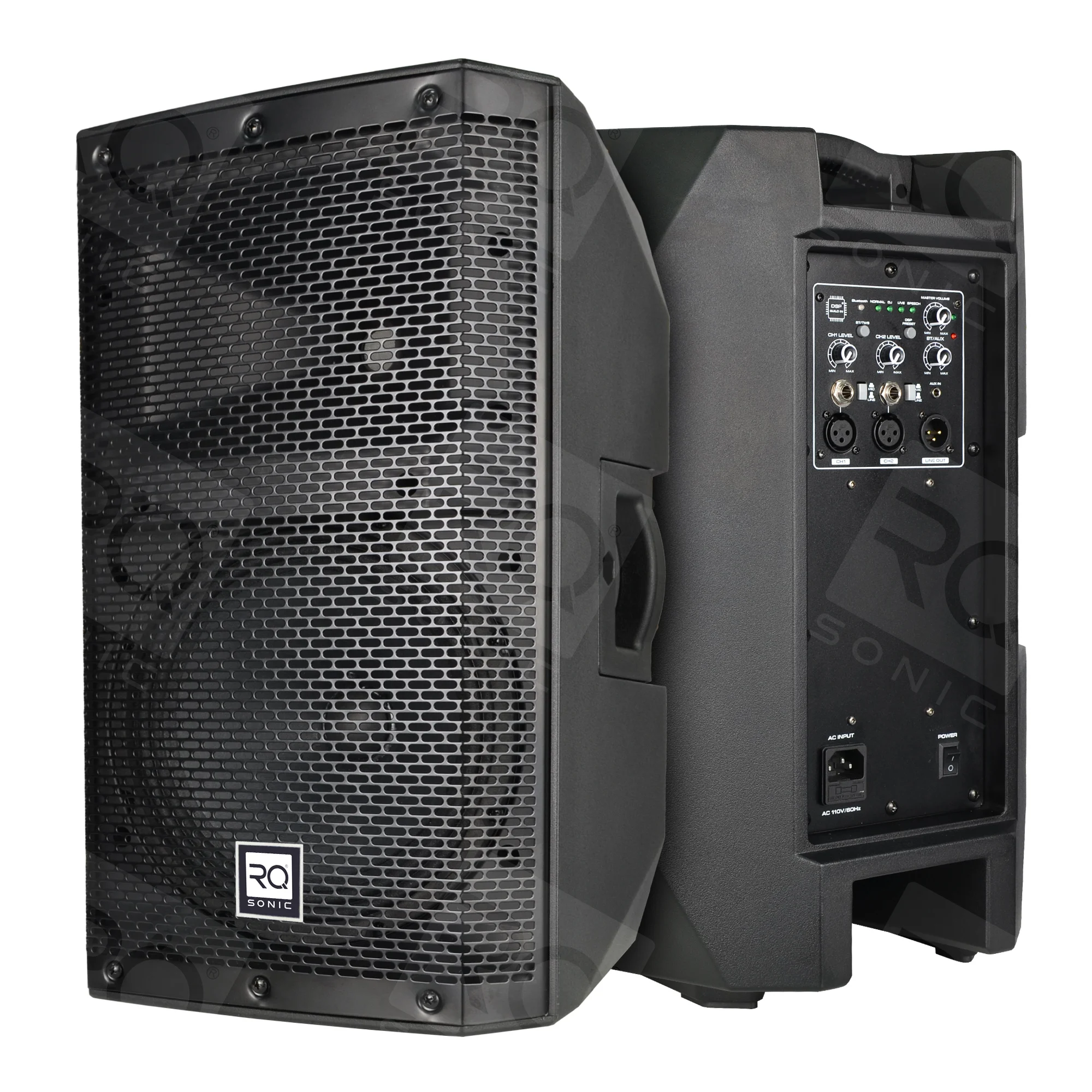 

CAC08D7-0.8K factory wholesale 200W RMS stage powered audio equipment professional 8-inch plastic active speaker