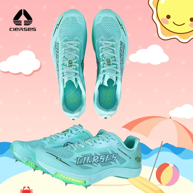 

Кроссовки CLERSES с карбоновой пластиной по всей длине, воздушной подушкой и шипами для марафонских забегов, мужские и женские, для бега по треку.