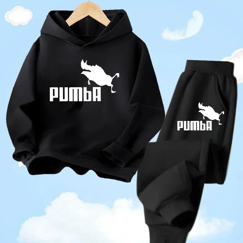 

Kids Spring Autumn New Fashion Brand Printed Tracksuits 3-12 Years Boys Girls Casual Hoodie+pants 2pcs Sets Children Clothing