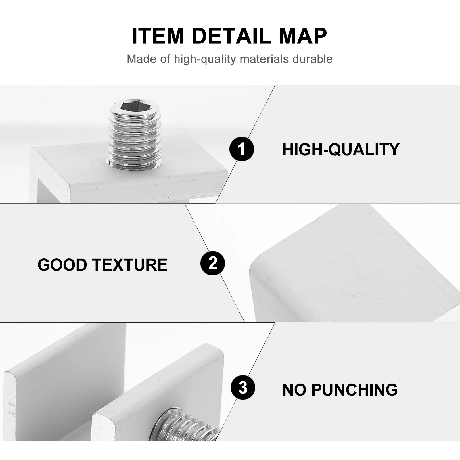 

6pcs Premium Aluminum Alloy Sliding Window Safety Locks s Elderly Protection Home Office School Clamp Resistant Locks Window