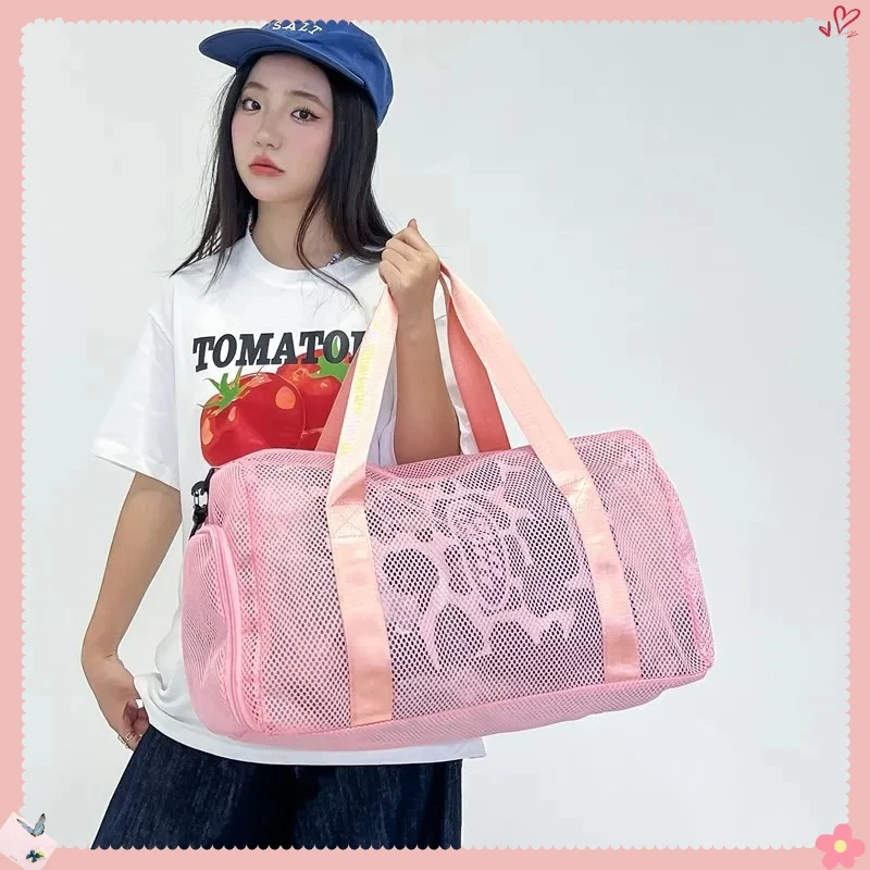 

Tattoo Storage Bag Accessories Tie-dye Mesh Travel Bag Beach Vacation Large-capacity Mesh Bag Travel