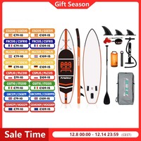 FunWater Stand Up Paddle Board Inflatable Paddling Board Surfboard Surf Sup Board Non-Slip Water Sport Paddle Board