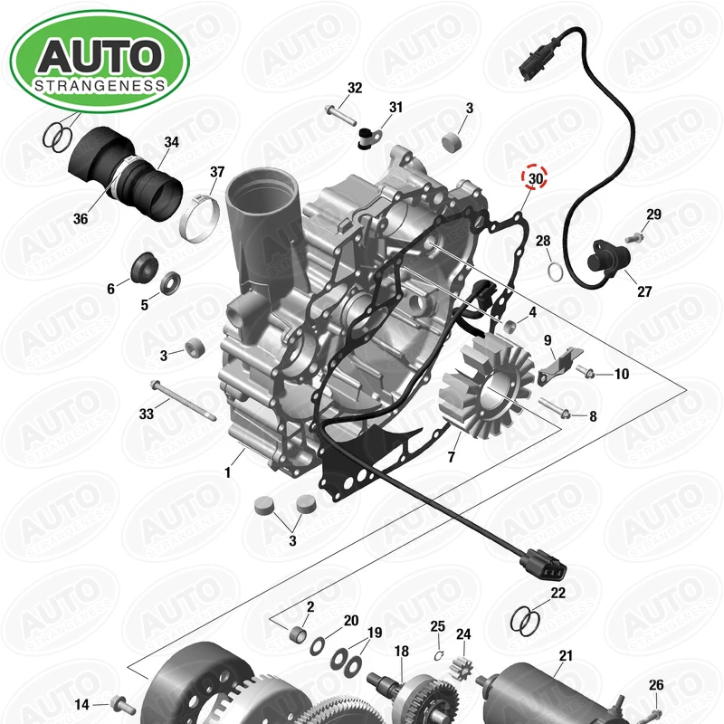 420931130 TIMING DRIVE COVER GASKET (1603 NA),FOR GTI SE 130 GTR 215 GTS GTX 4-TEC 170 RXP 300 RXT 325 SPORT WAKE 155 BASE FISH