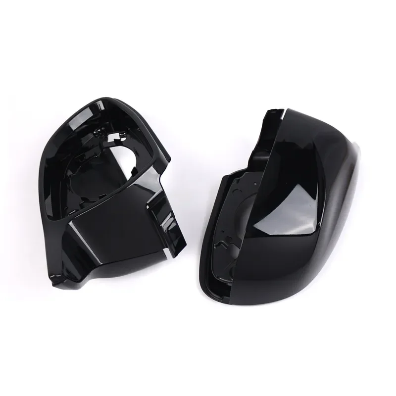 for BMW X3 G01 2019-2023 X3M F97 Rearview Mirror Cover with Horn Button Carbon Fiber Style Side Mirror Cap Housing
