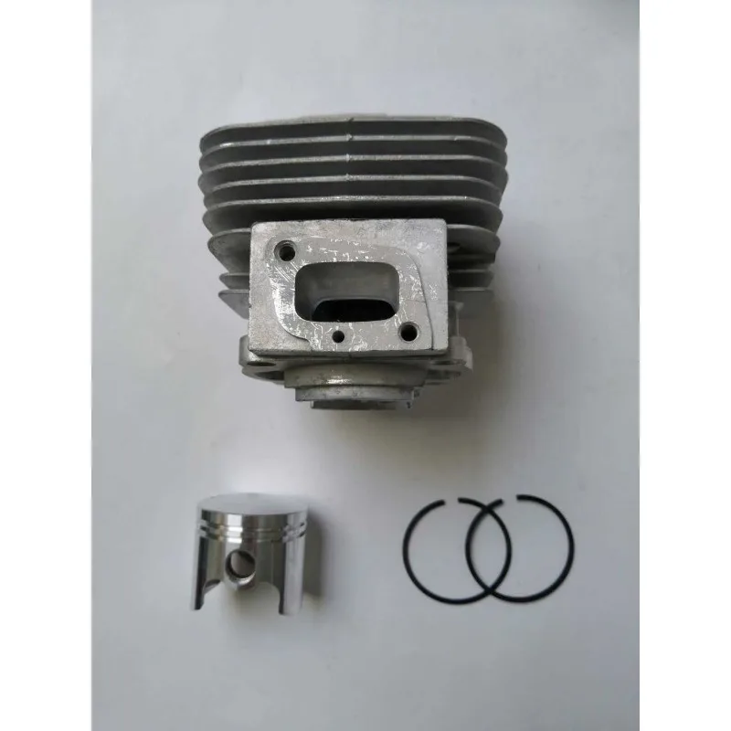 1E40F-5 Cylinder Kit - 40mm Bore Chrome Plated for 43cc 52cc Brush Cutter, Piston Rings Gaskets Bearings