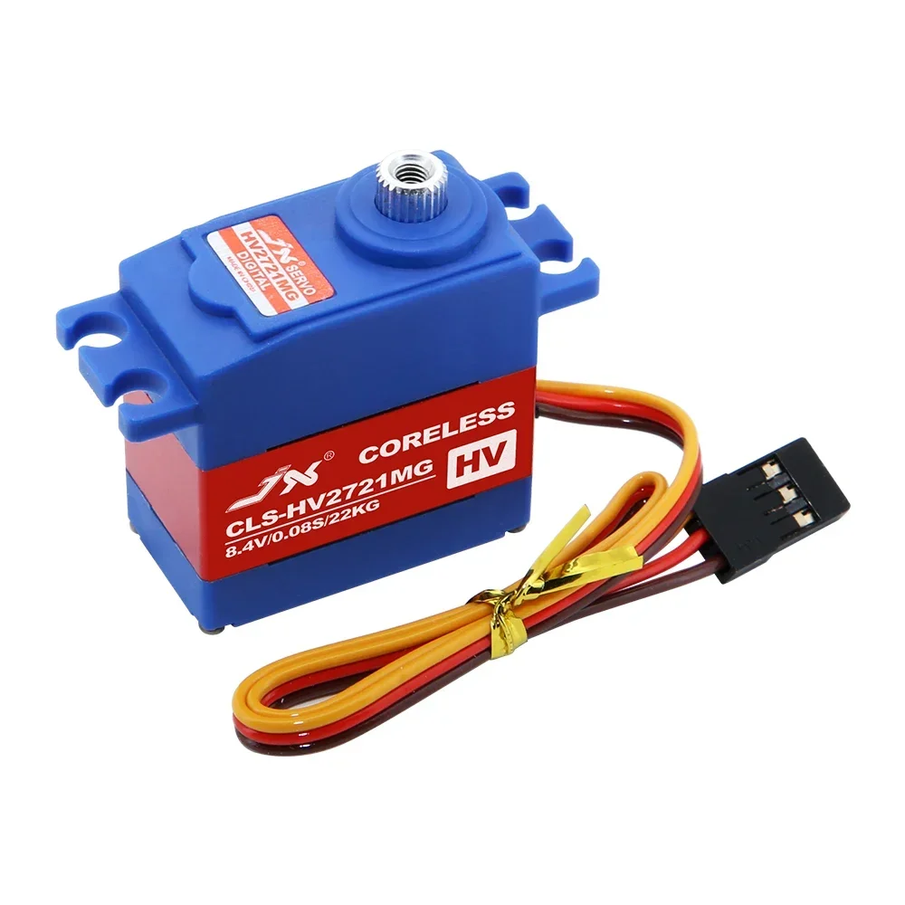 JX Servo CLS-HV2721MG IP67 Waterproof 22KG·CM Digital Coreless Servo (HV 6-8.4V) For 1/8 RC Crawler Fixed-wing/FPV Drone/RC Car