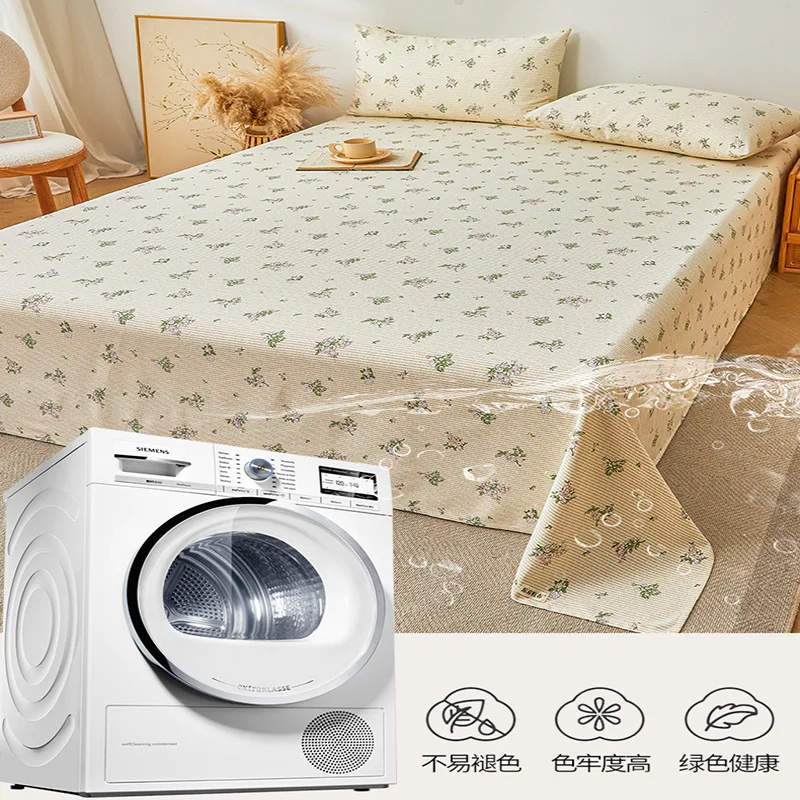 

Pure cotton old coarse cloth printed sheets Class A maternal and infant grade cotton thickened non-slip printed sheets quilt