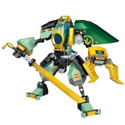 Animated Film Movie Lloyd's Underwater Mech Building Blocks 71750 Assemble Bricks Mecha Combat Toys Set Gifts For Kids Boy Adult