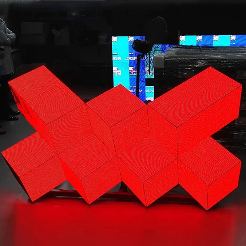 Indoor Bar 3D Light Emitting Diode Screen DJ Table Nightclub Stage Disco Decoration