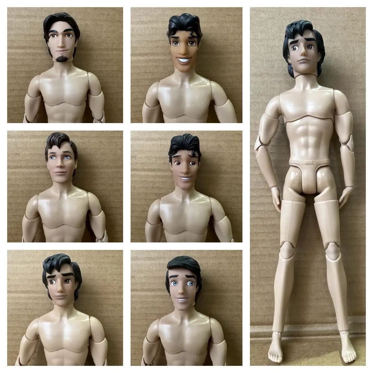 Movie Prince Figures Costume Drama Men Doll Multi-Joints Movable Doll 1/6 Muscle Male Man Doll Heads Collections Doll Toy Parts
