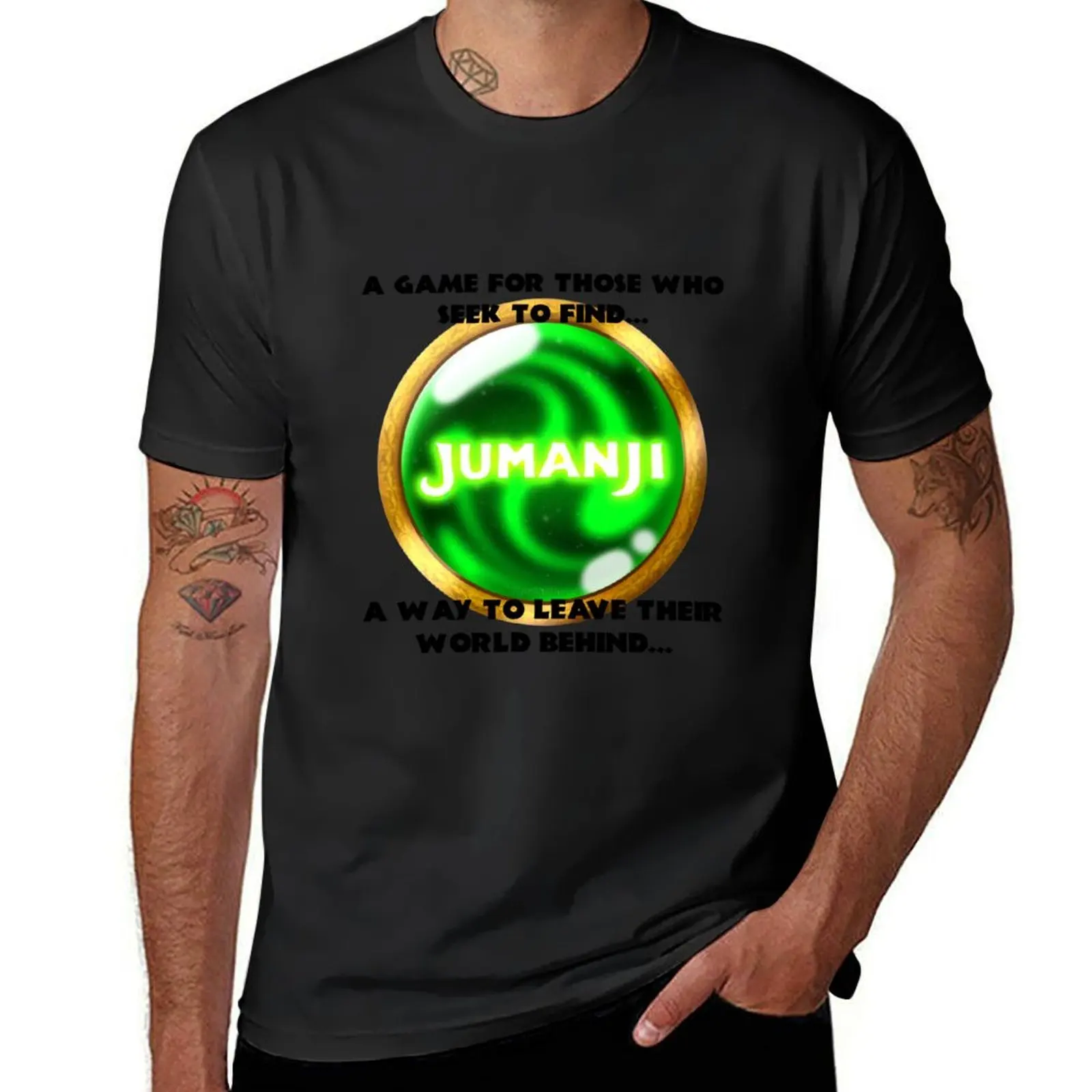 Jumanji T-Shirt quick-drying oversizeds anime clothes t shirts for men