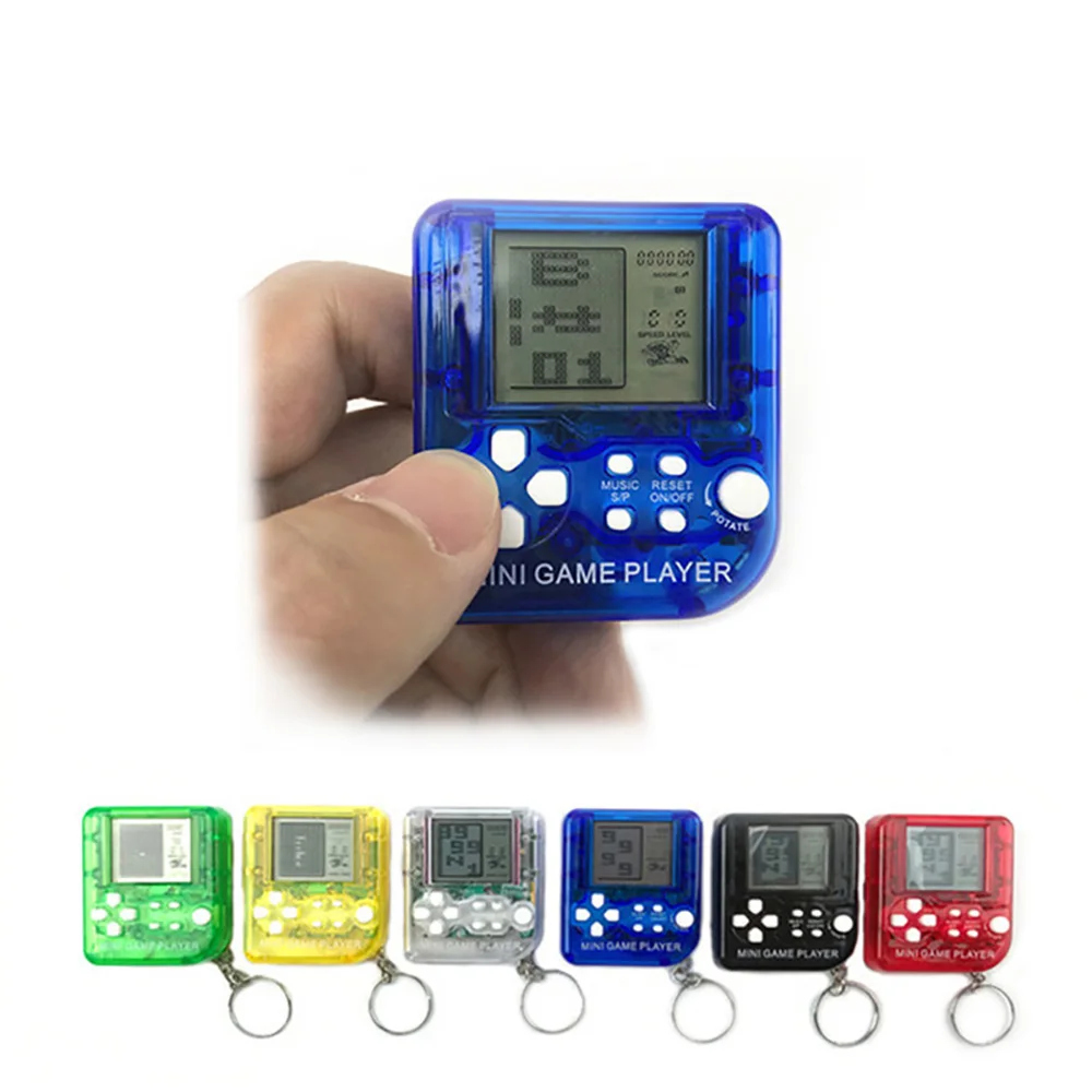 

Mini Handheld Game Console Keychain Classic Electronic Games Handheld Game Machine Children's Educational Game Console Toy Gift