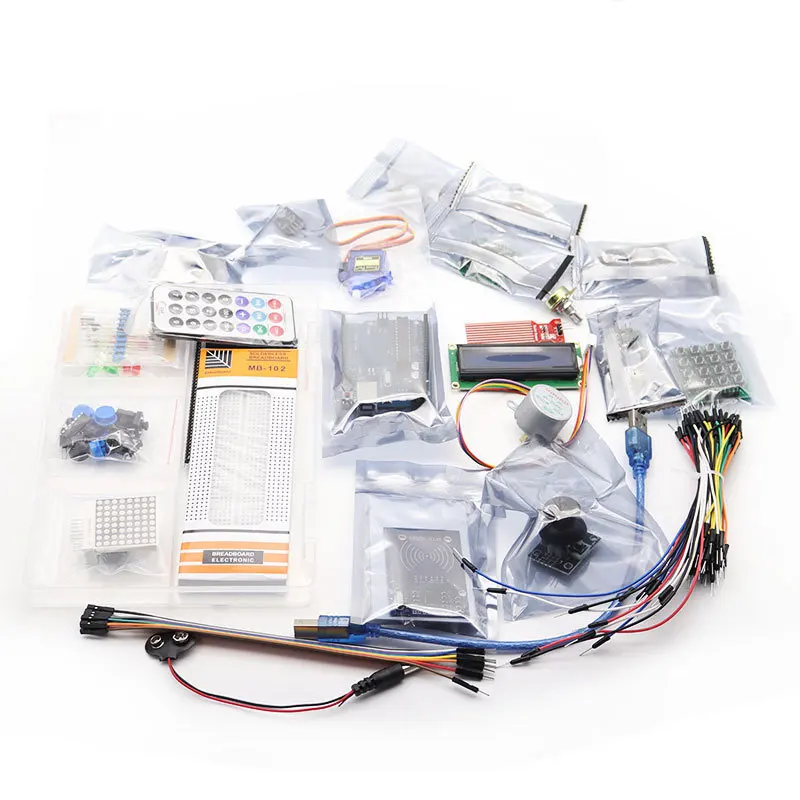 Basic Starter Kit For arduino UNO R3 RFID With Retail Box For School Kids Education Programming Kit Educational Toys For Arduino