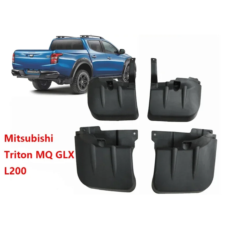 Front Rear Car Mudguards For Mitsubishi L200 Triton Barbarian 2018 2019 Mudflap Fender Mud Flaps Guard Splash Flap Accessories