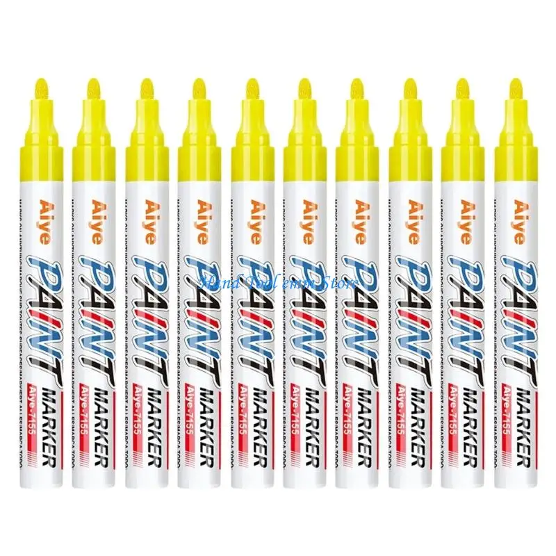 H37F Colorful Tombstone Marker Pen Stone Touch Up Pen For Restoring Faded Grave Inscription, Weatherproof Oil Based Paint Pen
