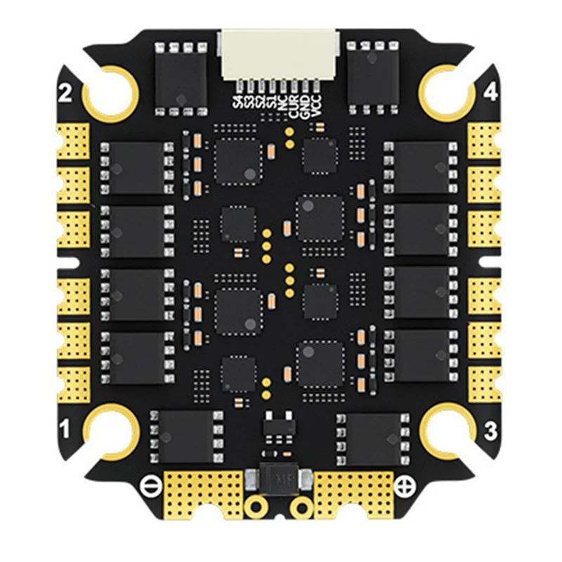 

【Electronic-Accessories】AA08-3075S 32Bit 75A 4-IN-1 ESC 3075 V2 AM32 FPV 4-In-1 ESC 3-8S Cross-Country ESC
