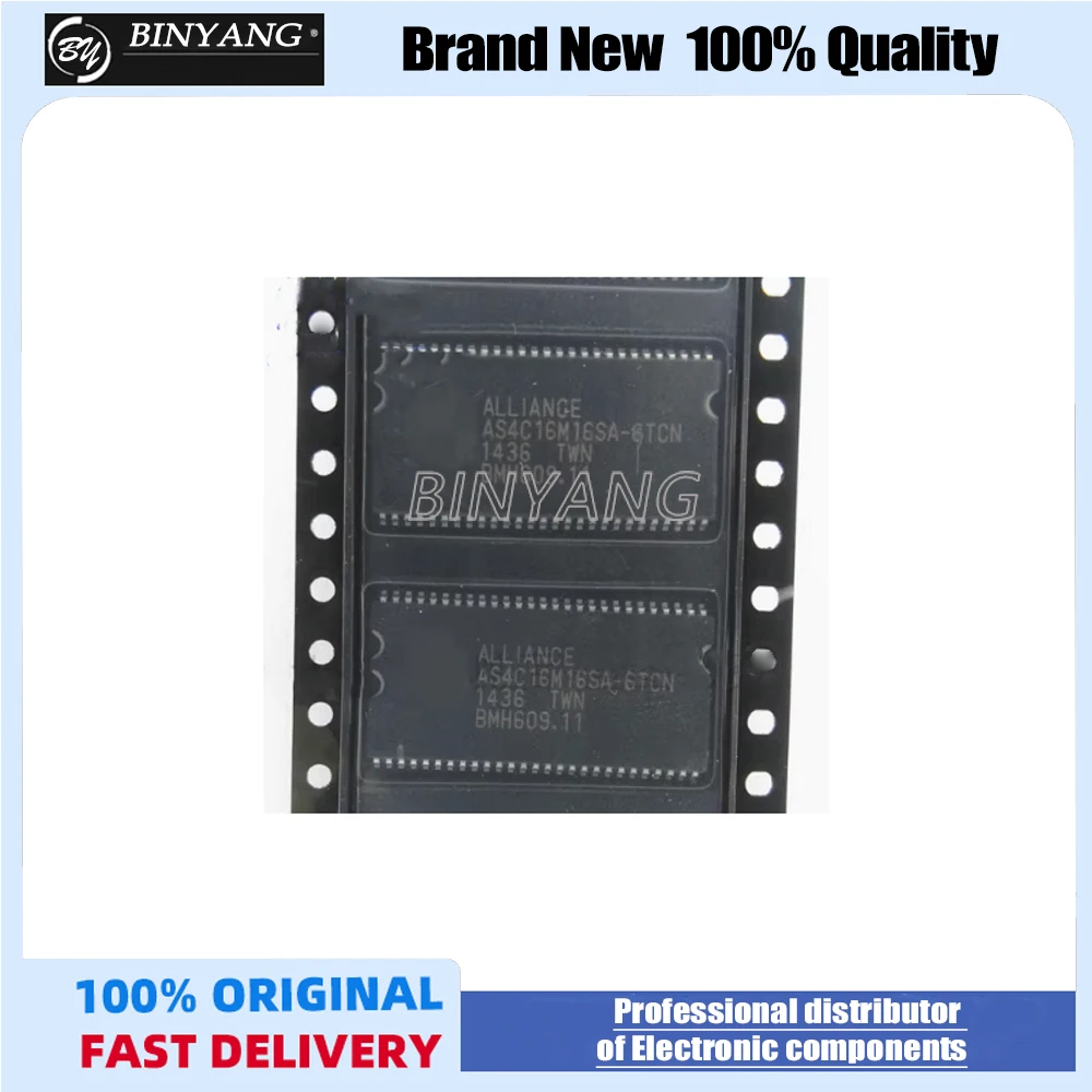 1PCS/LOT AS4C16M16SA-6TCN  AS4C16M16SA  TSOP54 memory AS4C16M16   100% new imported original