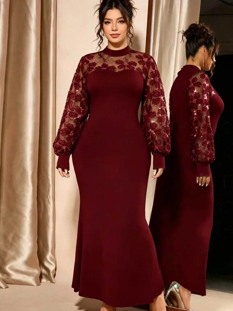 Picture 3: 0XL-4XL Plus Size Women Clothes Dresses Spring Autumn Robes Long Sleeve Street Style Casual 3XL 4XL Big Size Dress Oversized