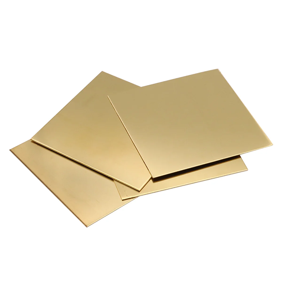 Brass Pad Brass Sheet H62 Brass Plate Metal Customized Frame Model Mould DIY Contruction  Thk0.3-6mm W10-300mm L10-300mm