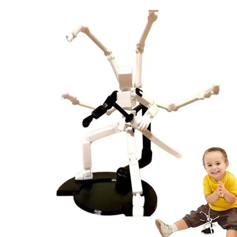 

Multi-joint Movable Doll 3D Printed Parent-children Game Educational Toy With Wing Freely Pose Figure Doll Funny Action Figure