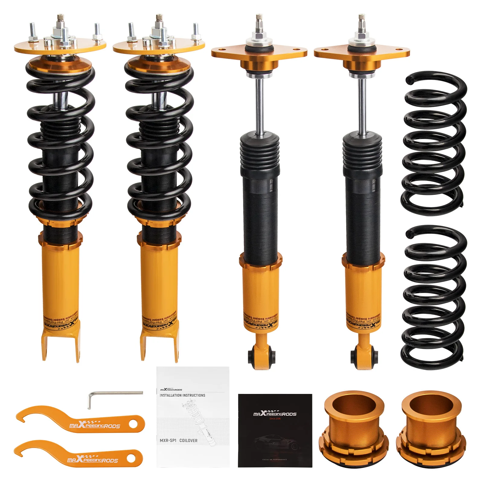 24 Way Adjustable Coilovers Lowering Kit for DODGE CHARGER RWD 06-10