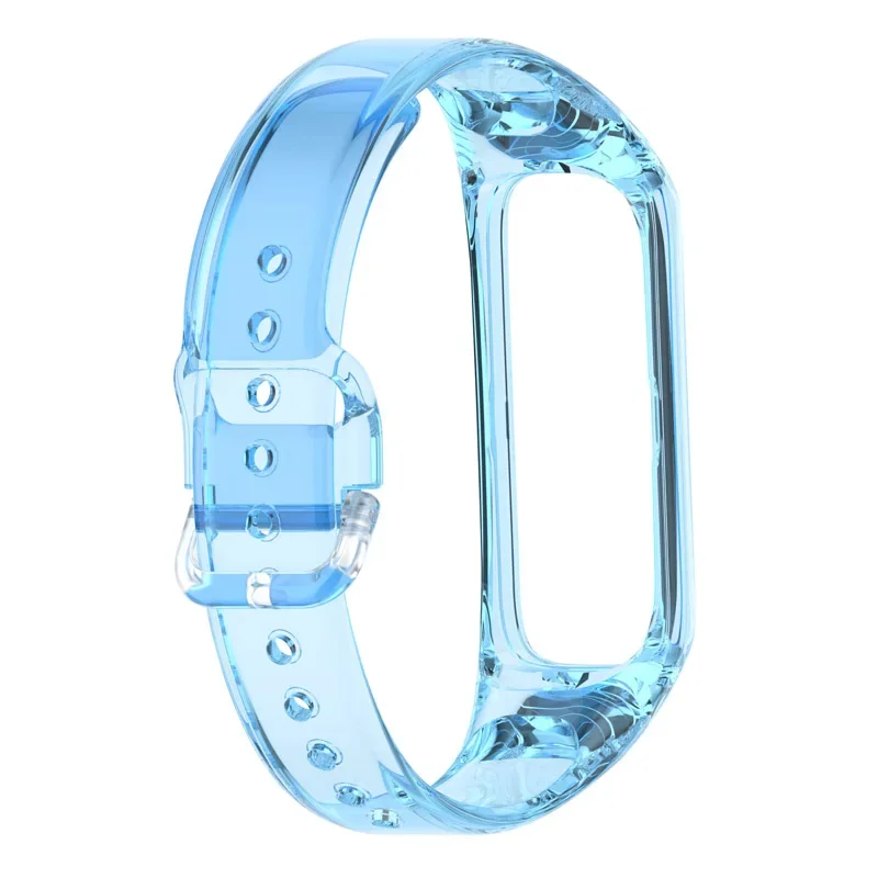 Transparent Silicone Strap For Samsung Galaxy Fit 2 SM-R220 Discoloration Band Replacement Smart Bracelet For Fit 2 SM-R220