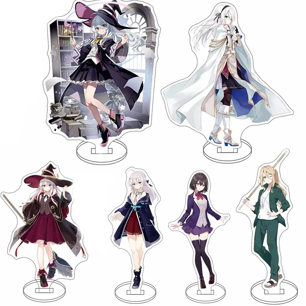 Anime Witch's Journey Acrylic Stand Figures Elaina Doll Model Collection Room Desktop Holder Decor Accessories Ornament Gift