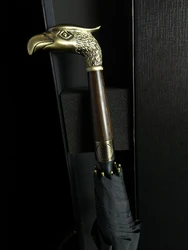 British aristocratic umbrella, eagle, horse, gentleman, retro long handled umbrella, men's customized high-end oversized automat