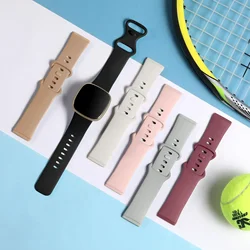 Siliconen band voor Fitbit Versa 3 Horlogeband Zachte smartwatch Correa Sportarmband Fit bit Versa 4 Sense Horlogebandaccessoires