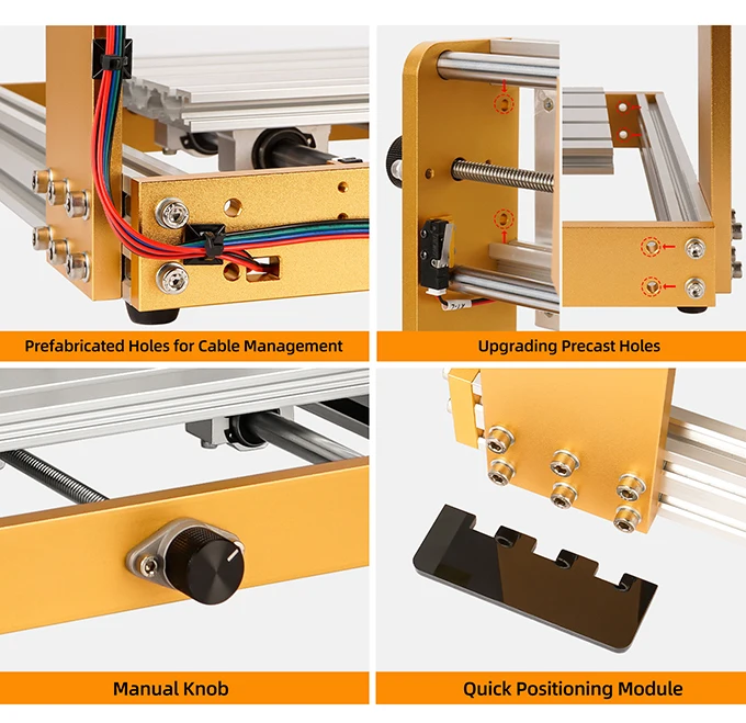 Strumento per incisione laser di piccole dimensioni 5W 10W App per smartphone Funzione di incisione 3D automatica