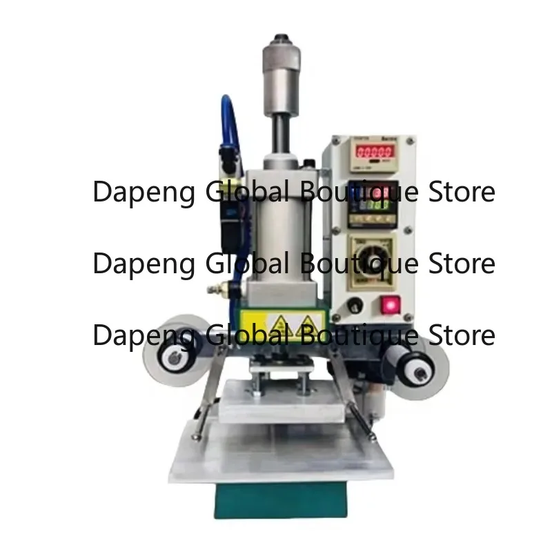 Professional T Slot Golden Leather logo Embossed Foil Hot Stamping Machine Pneumatic Digital Hot Foil Stamping Machine