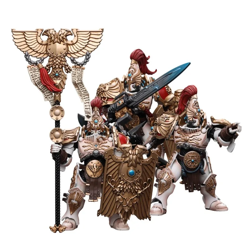 

В наличии: Коллекционные фигурки JOYTOY Warhammer 40K 1/18 Adeptus Custodes Solar Watch, модель из аниме-коллекции