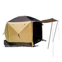 2021 New Style Car Rear Awning Outdoor Portable Camping Car Rear Tent 3-4 Person Camping Rear Tent
