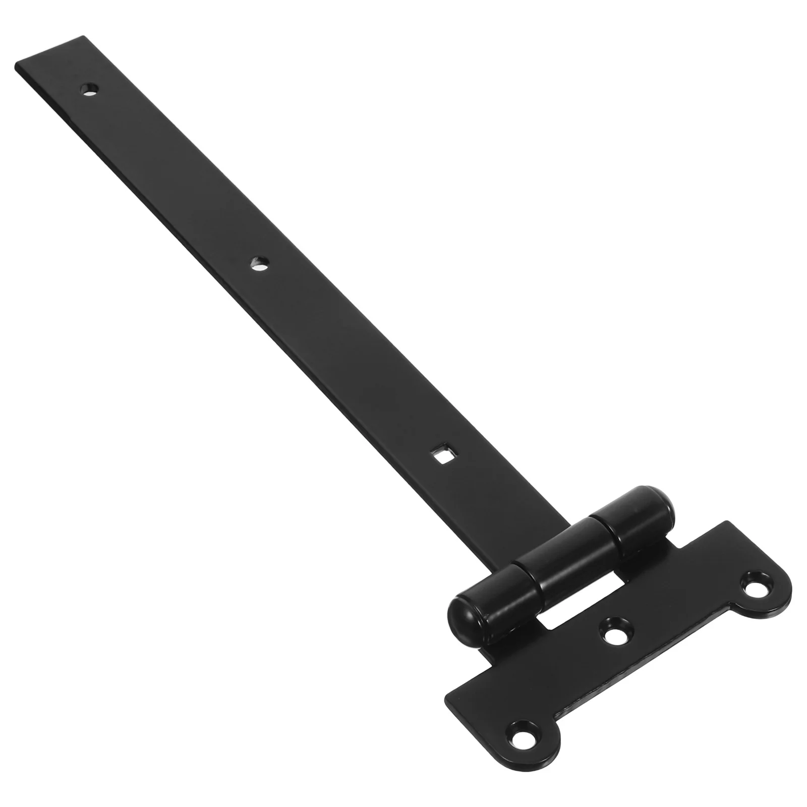

1pcs T Shaped Hinges Heavy Duty Black For Door Gate Garden Garage Cabinet Window Box Silent Bearing Durable Flat Hinge Wall