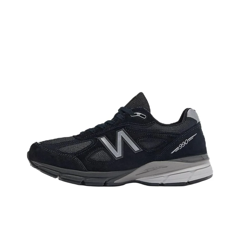 New Balance NB 990 V4 Running Shoes Men's Low Top Black Gray U990BL4