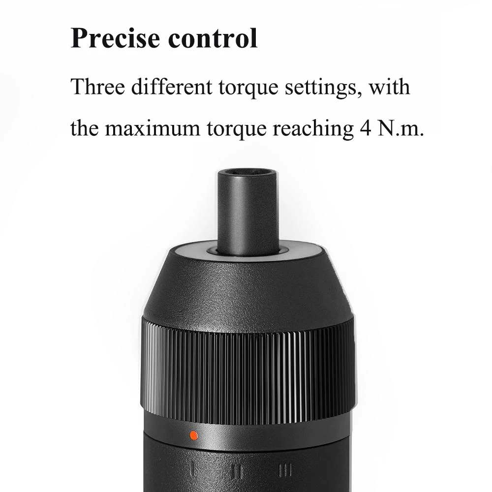 Mijia Electric Straight Handheld Screwdriver 18 bits 2000mAh Battery ​Precision 3 Torque Settings For Home Usage