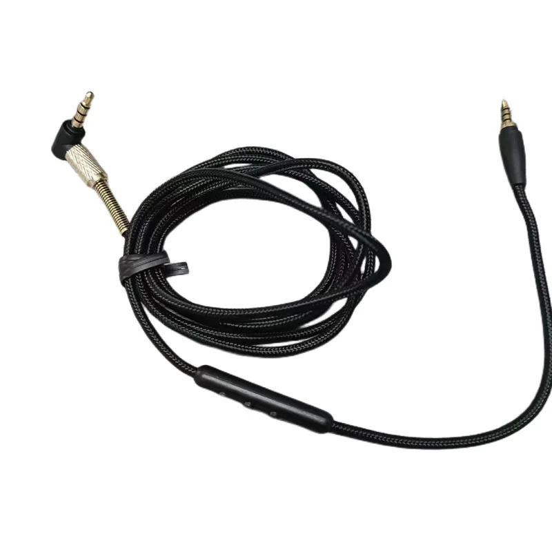 Hochwertiges Audiokabel für Sennheiser Urbanite Headset, 3,5mm auf 2,5mm Stecker mit Mikrofon, geflochtenes Kabel – Detail 2