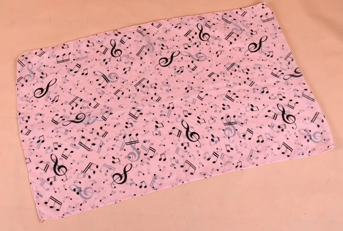 Spring/Summer New Women\'s 150cm * 50cm Music Symbol Long Chiffon Scarf Women\'s Printed Chiffon