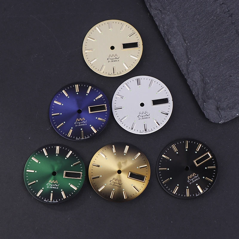 Vintage İzle Kadranı DIY Parçaları 3 A Çift Takvim Literal erkek saati Aksesuarları 46941/46943 Hareketi