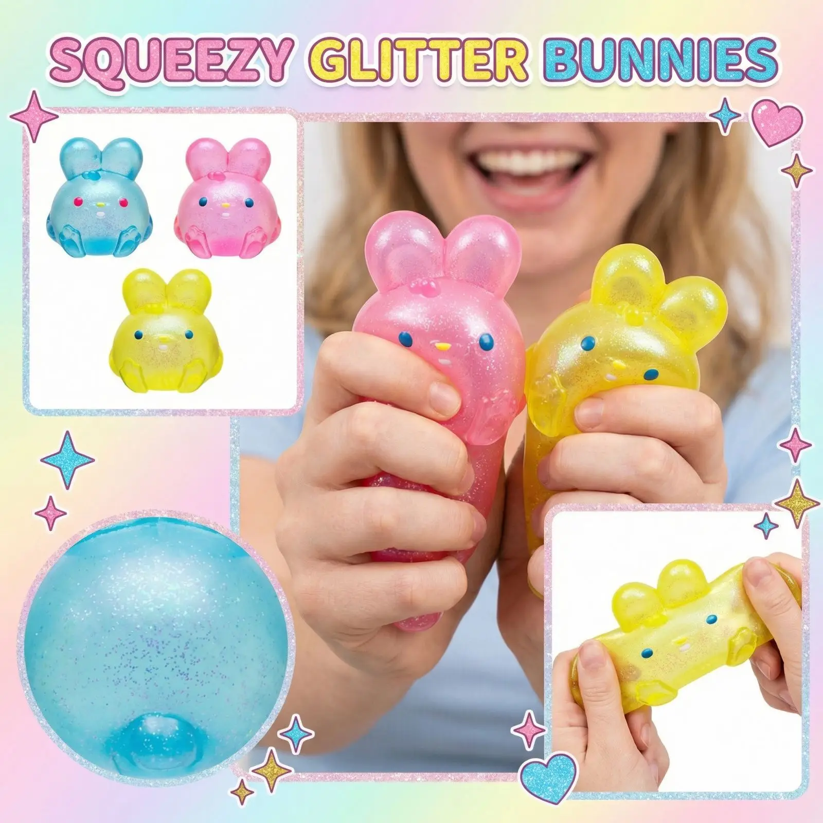 Schylling Needoh Nice Cube Sensory Fidget Cube Stress Relief Squishy Cube Anti-Anxiety Squeeze Object For Focus ADHD Population