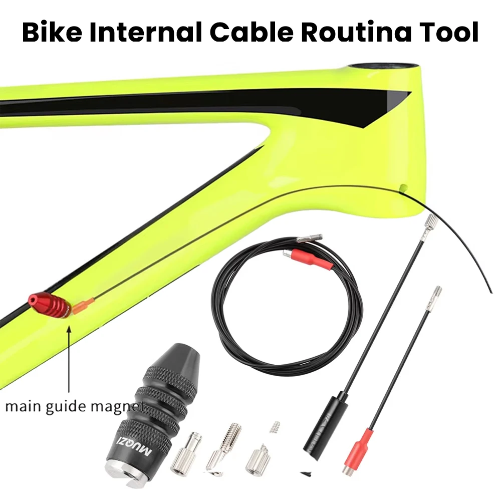 

Набор инструментов для внутренней прокладки кабеля, велосипедный карбоновый алюминиевый титановый каркас, инструмент для прокладки проводов переключения передач для Di2 E-Tube, гидравлический шланг, тормоз
