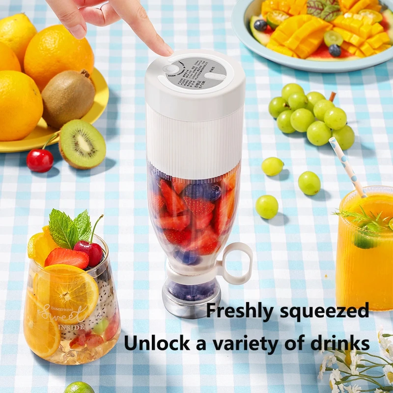 

Электрическая соковыжималка, чашка, 6 лезвий, блендер, машина для молочного коктейля, USB портативный инструмент для смешивания фруктового молока, мини-блендер для свежего сока, новинка 2025 года, хит продаж