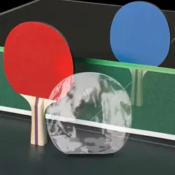 2Pcs Ping Pong Racket Protective Film Transparent Maintenance Cover Rubber Protection Film Tool Table Tennis Racket Accessories